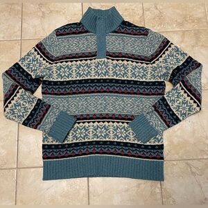 Tommy Hilfiger Sweater  Men XL Blue White Red Alpine Pullover , used
